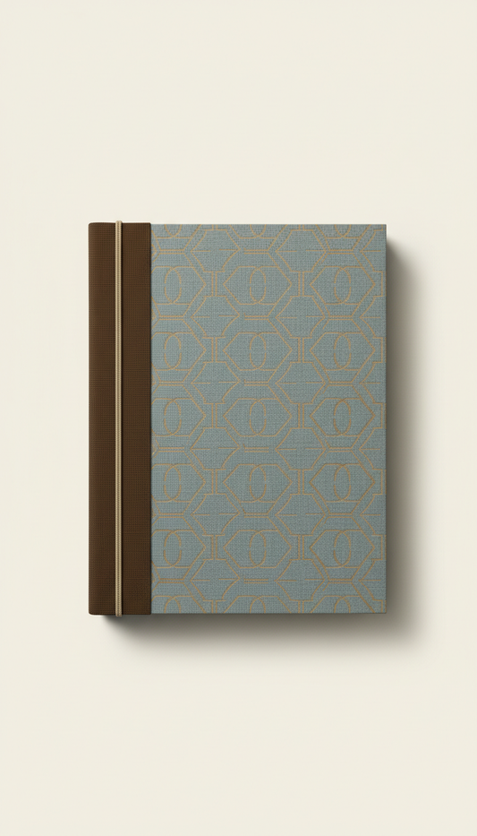 Elegant Linen-Bound Event Program