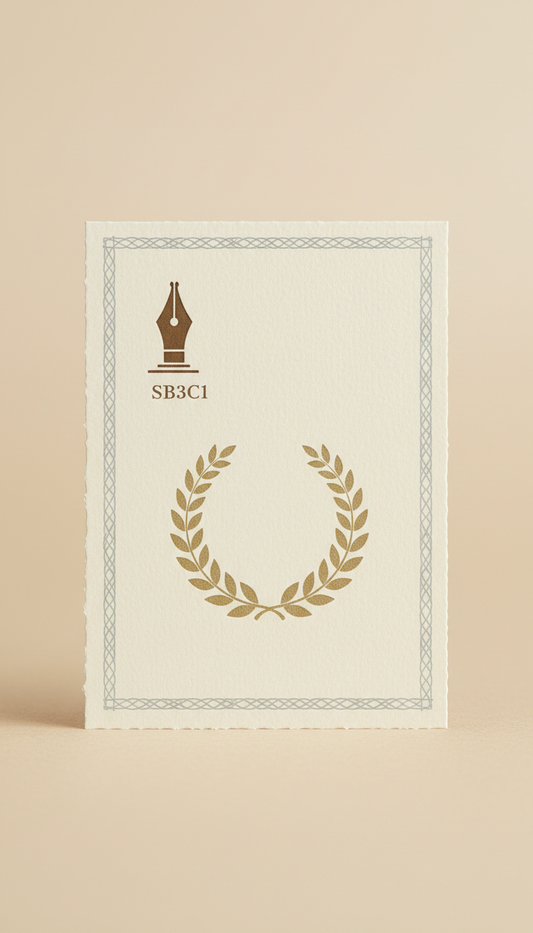 Personalized Author Place Card